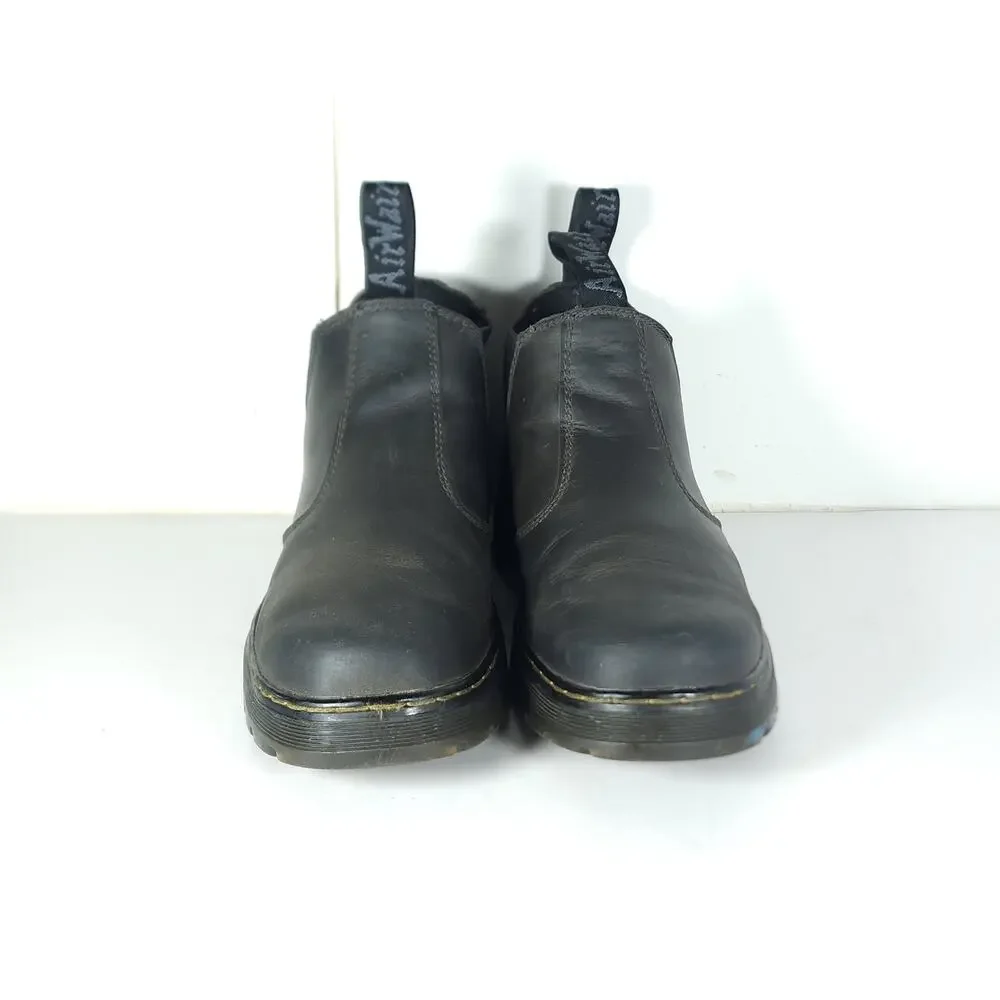 Dr. Martens Men's Hardie US 10 Black Leather Pull On Chelsea Work Boots